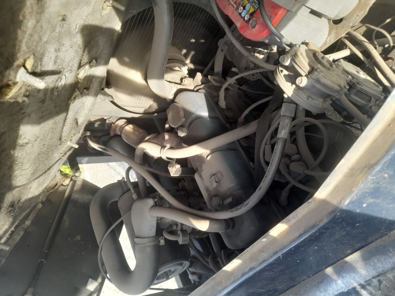 Komatsu FG25 LPG heftruck versnellingsbak defect