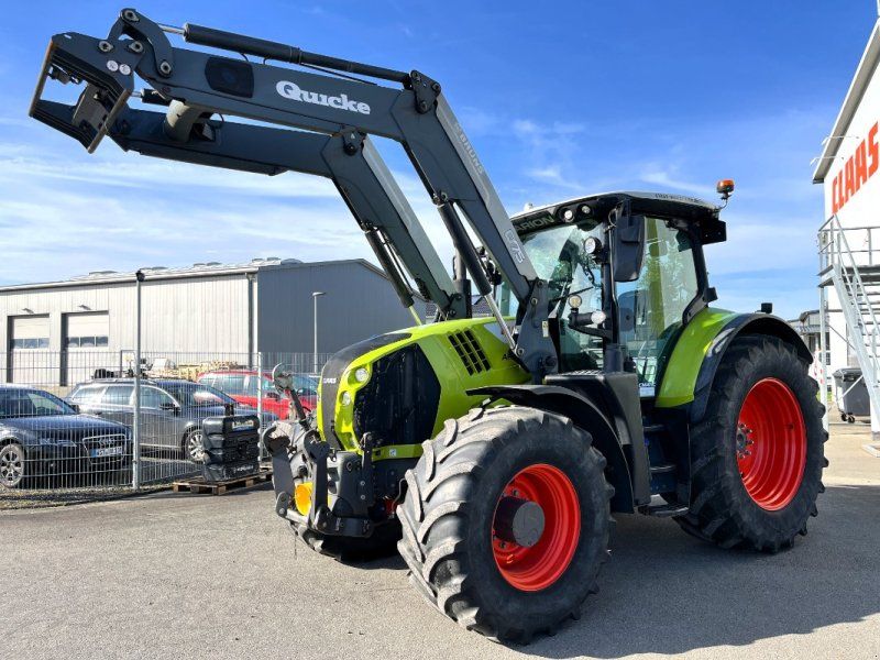 Claas ARION 660 CMATIC CEBIS, FKH + FZW, QUICKE Q75 Frontlader