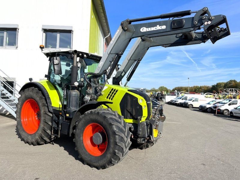 Claas ARION 660 CMATIC CEBIS, FKH + FZW, QUICKE Q75 Frontlader
