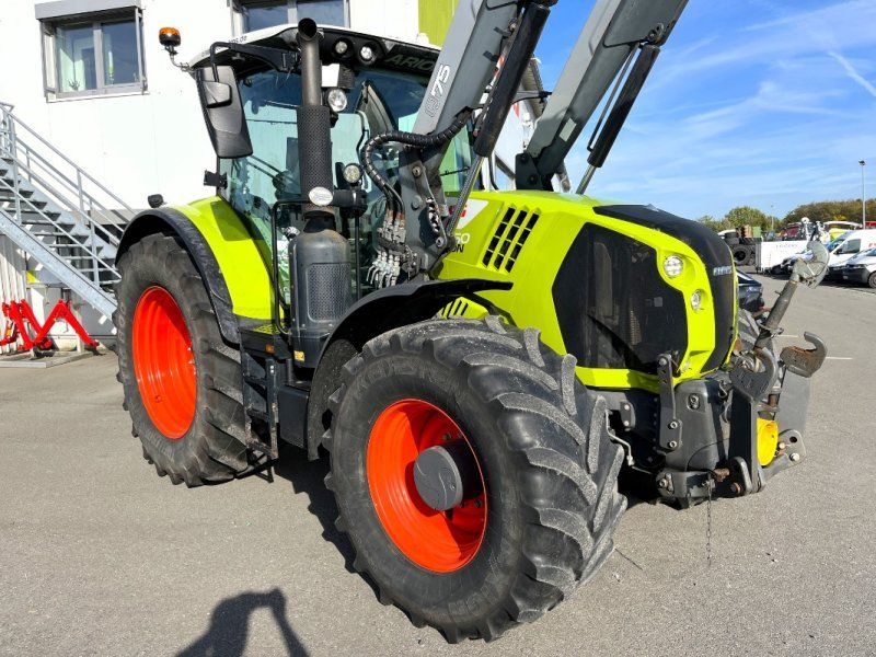 Claas ARION 660 CMATIC CEBIS, FKH + FZW, QUICKE Q75 Frontlader