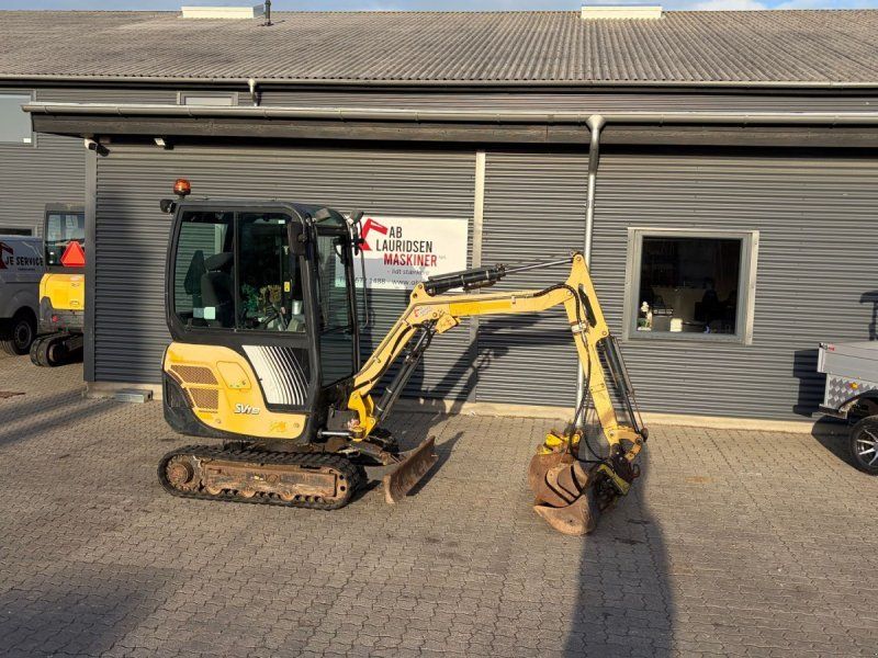 Yanmar SV18 2-tons minigraver med 3 skovle