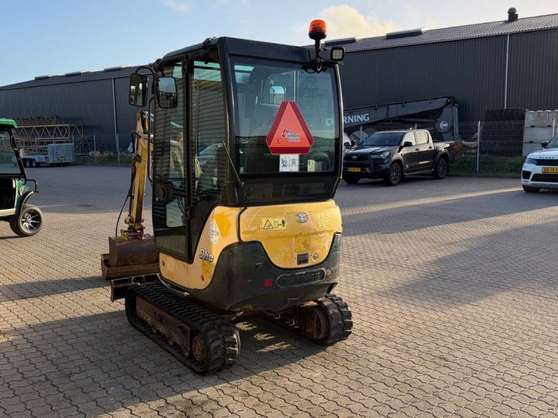 Yanmar SV18 2-tons minigraver med 3 skovle