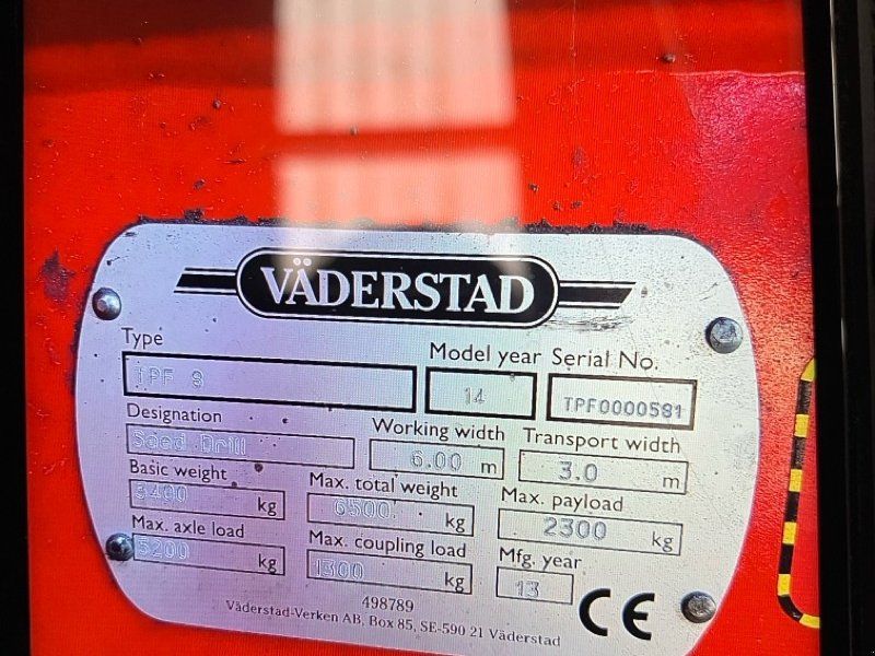 Väderstad Tempo TPF 8