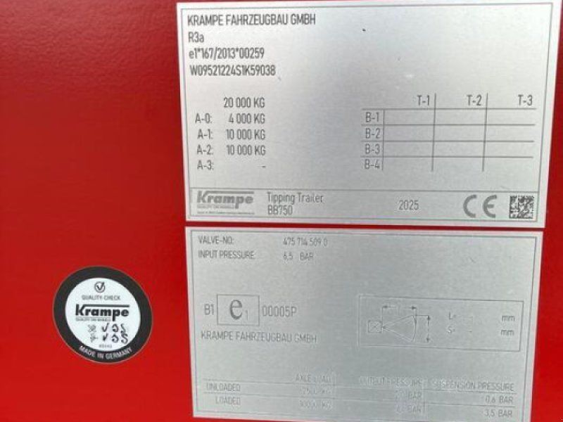 Krampe BIG BODY 750 CARRIER