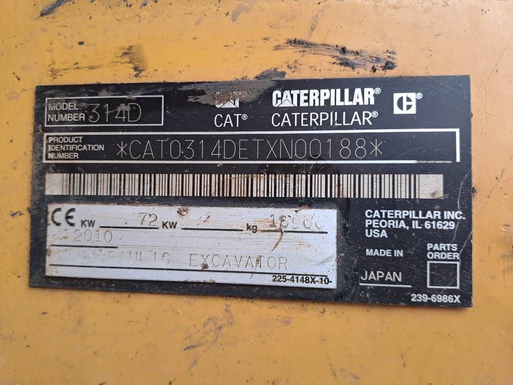 CAT 314DLCR