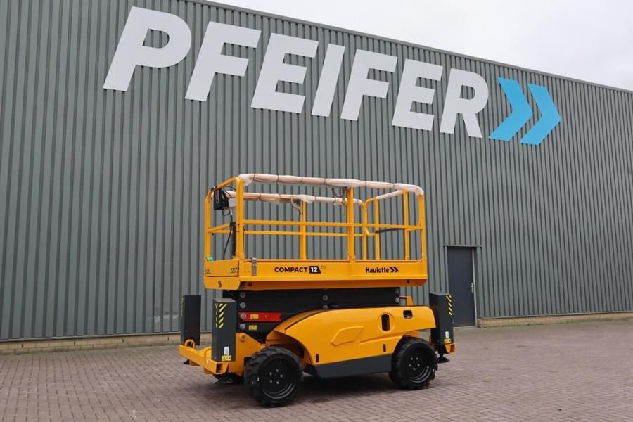 Haulotte Compact 12DX Valid Inspection, Diesel, 4x4 Drive,