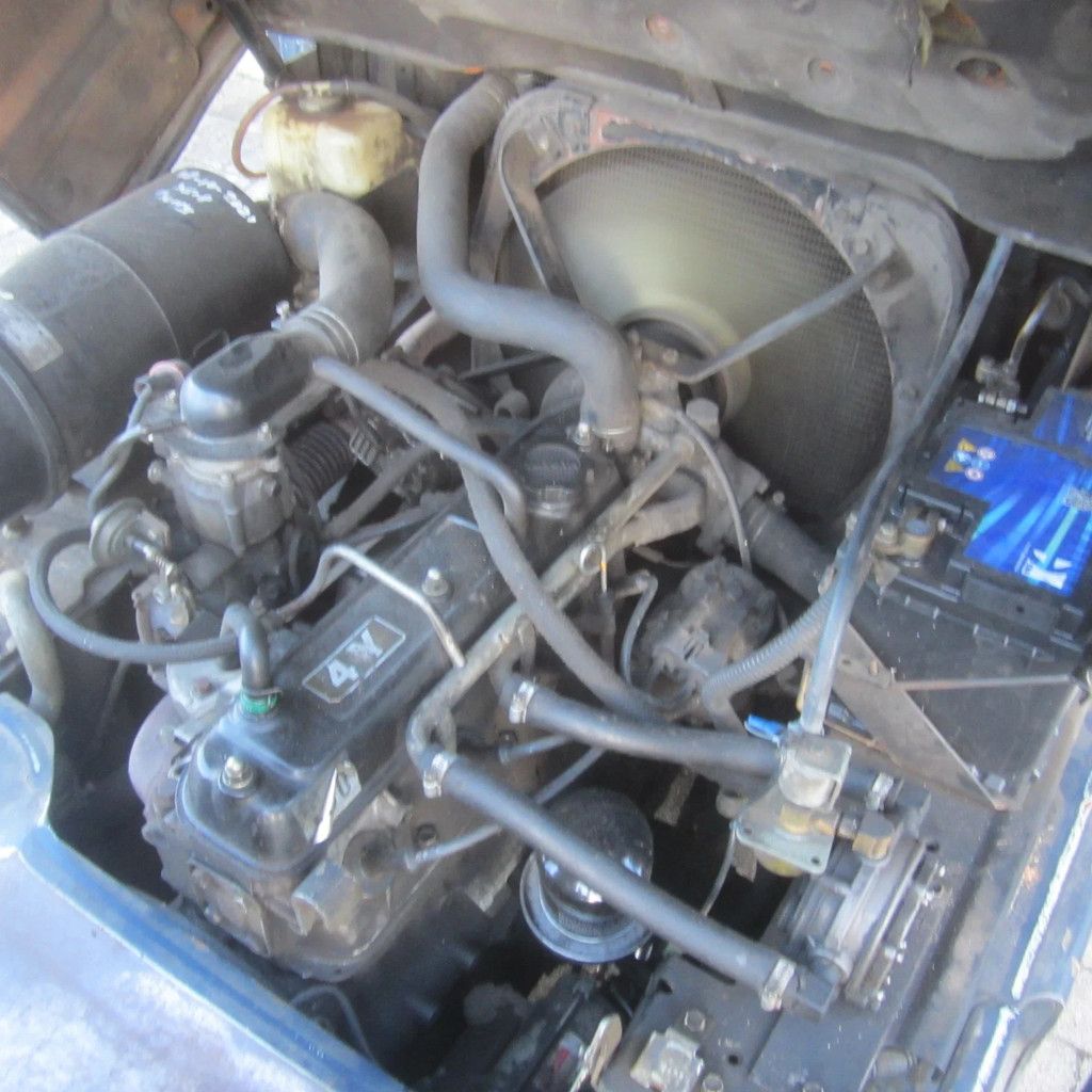 Toyota 42-5FGF-15, LPG, duplomast, side shift.