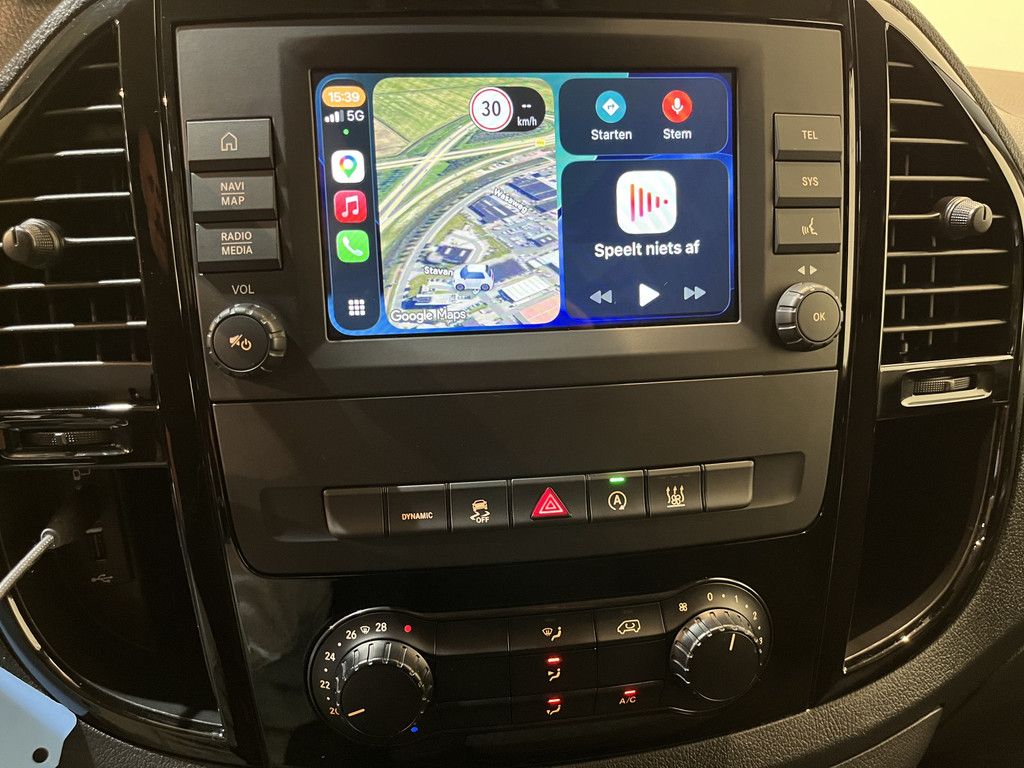 Mercedes-Benz Vito 114 CDI L1 Pro RWD Automaat Servicebus / Sortimo Inrichting / Euro 6 / Schuifdeur L + R / 220V. / Airco / Cruise Control / Camera / CarPlay / Trekhaak / Klep / 3-Zits