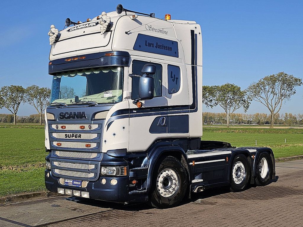 SCANIA R580 V8 6X2/4 TWIN STEER MANUAL GEARBOX SPECIAL INTERIOR