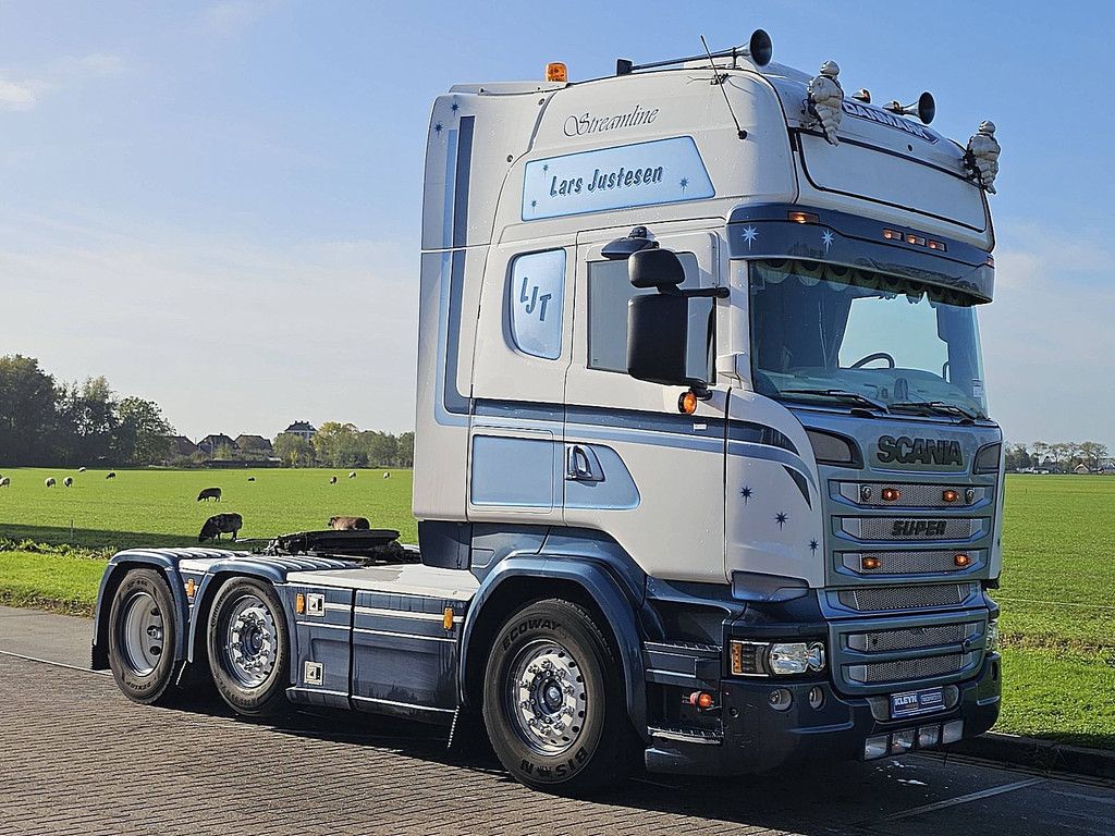 SCANIA R580 V8 6X2/4 TWIN STEER MANUAL GEARBOX SPECIAL INTERIOR