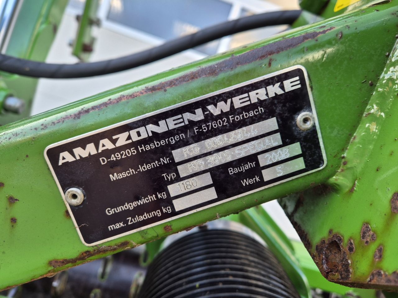 Amazone KG3000 Special rotorkopeg met hef rotoreg