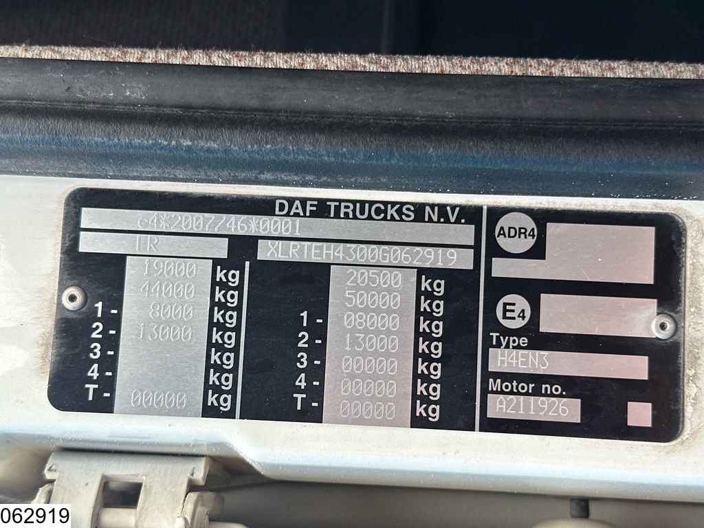 DAF XF 460 EURO 6, Stationary air conditioning