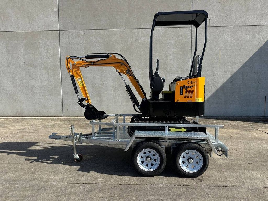 Minibagger JPC HT12 Diesel, Baujahr 2025, neu auf Anhänger