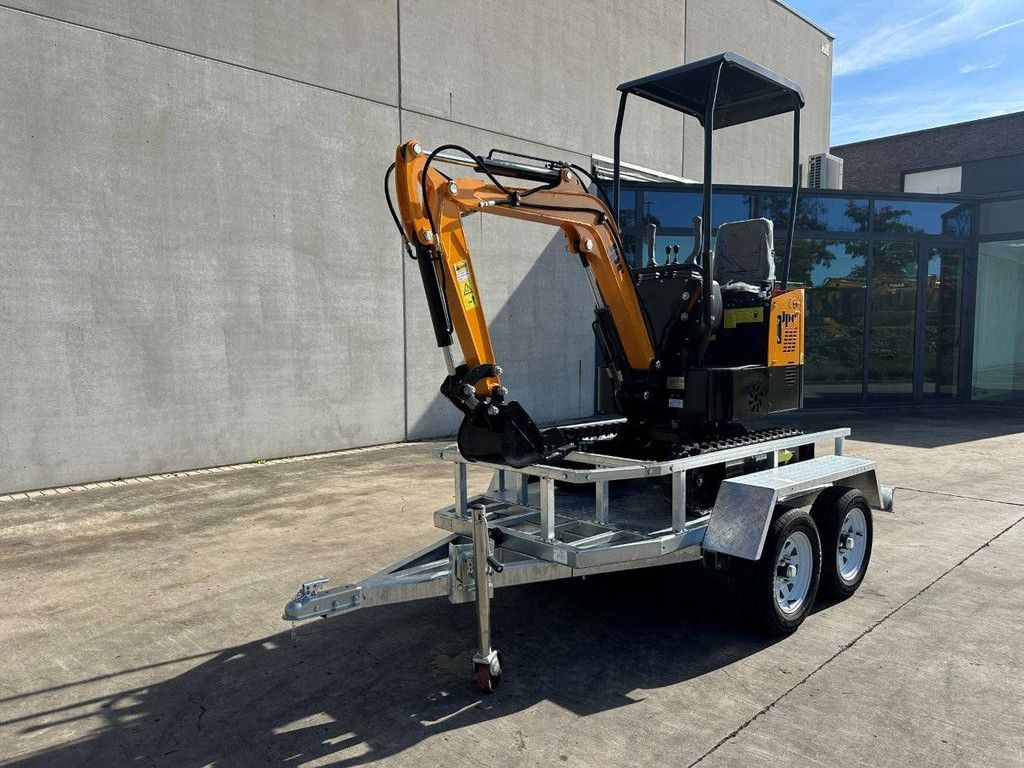 Minibagger JPC HT12 Diesel, Baujahr 2025, neu auf Anhänger