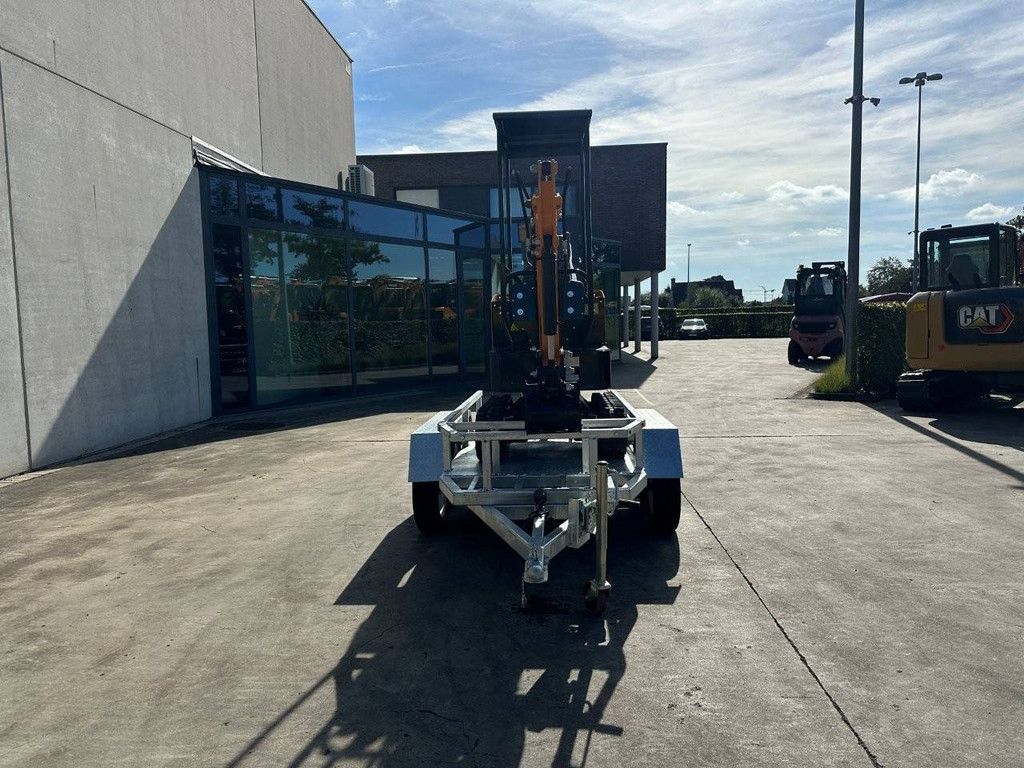 Minibagger JPC HT12 Diesel, Baujahr 2025, neu auf Anhänger