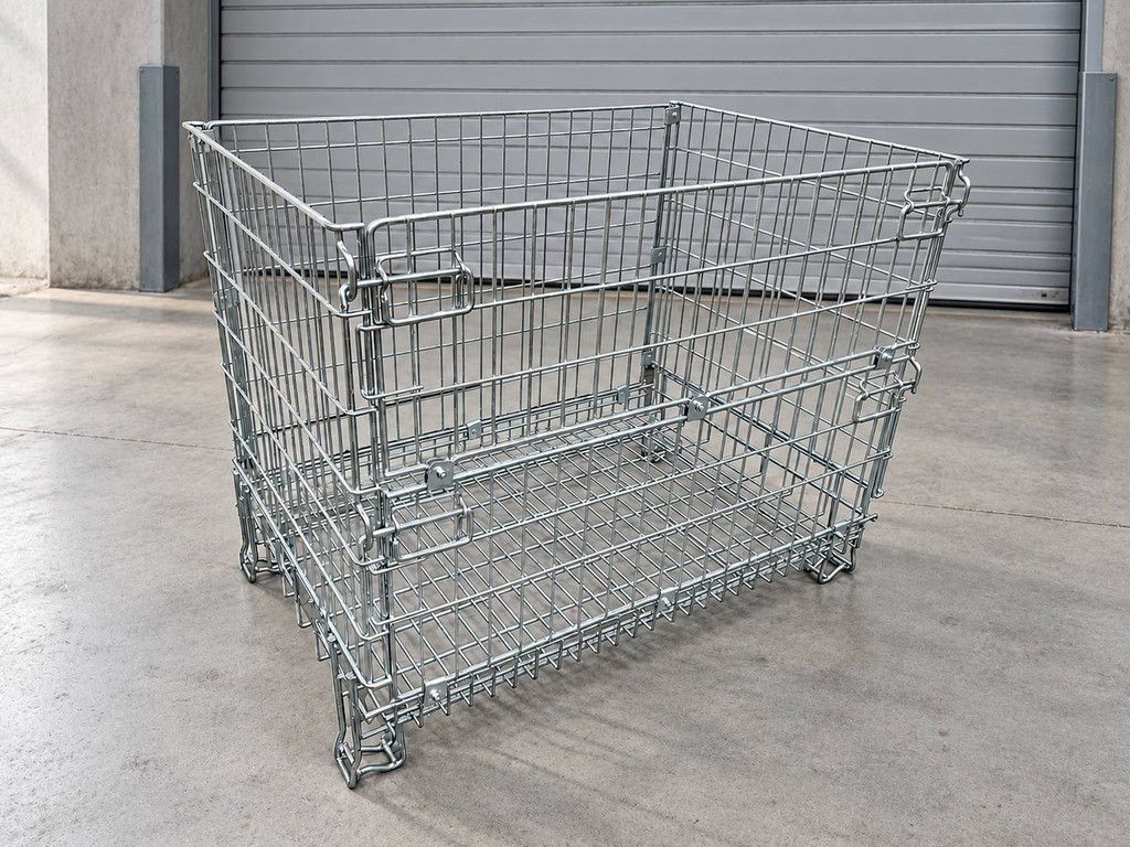 Foldable mesh container 1200x800x1000mm 20 pcs