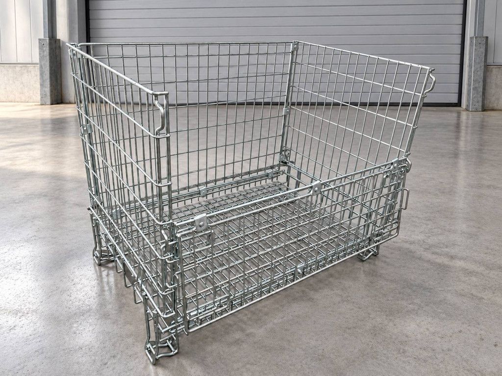 Foldable mesh container 1200x800x1000mm 20 pcs