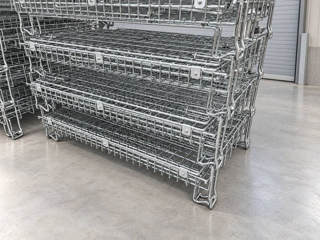 Foldable mesh container 1200x800x1000mm 20 pcs