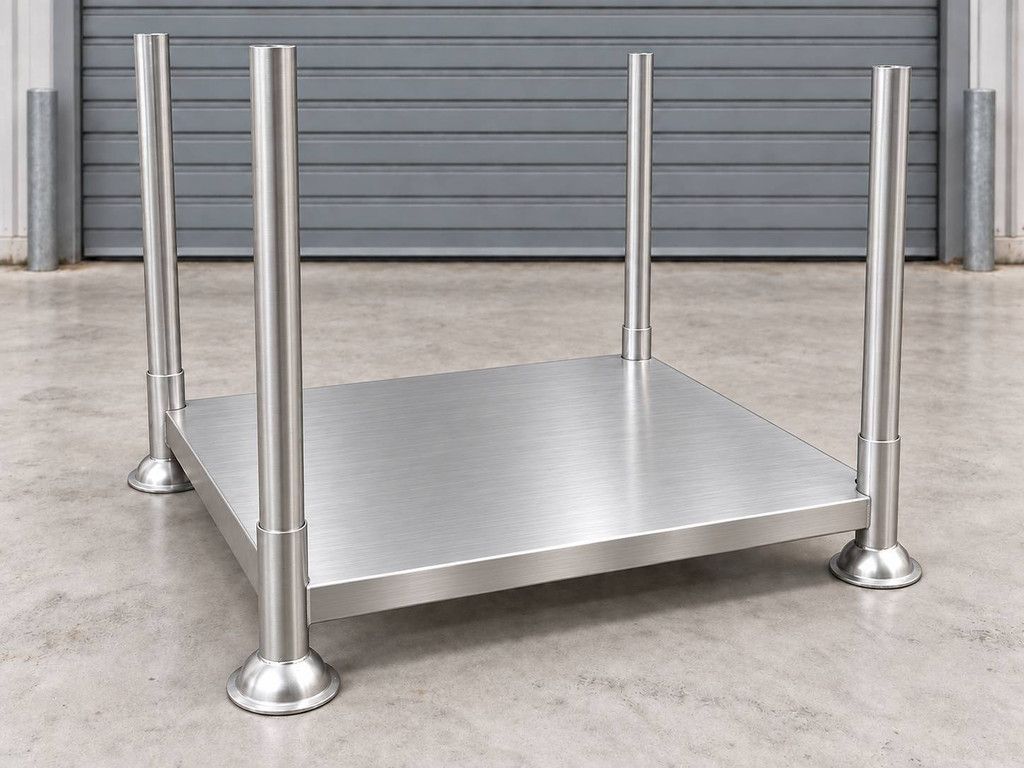 Stacking frame RTE 1400 x 1030 with metal plate 2026 34x