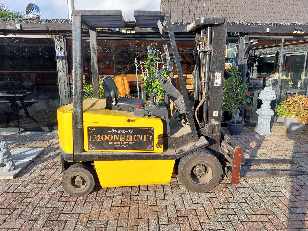 Yale ERP20 triplex sideshift vork versteller