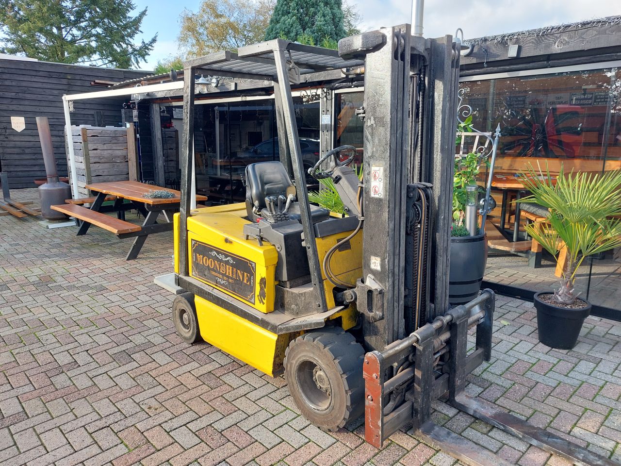 Yale ERP20 triplex sideshift vork versteller