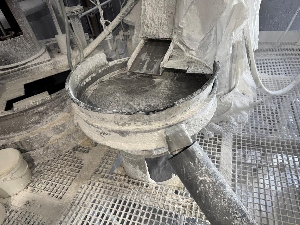 Slurry mixing station