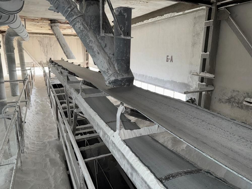 Hopper filling belt conveyor
