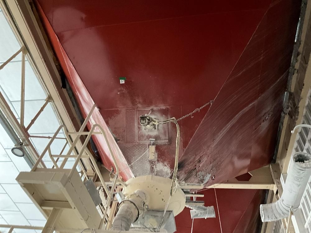 Filling hopper/storage tank (7x)