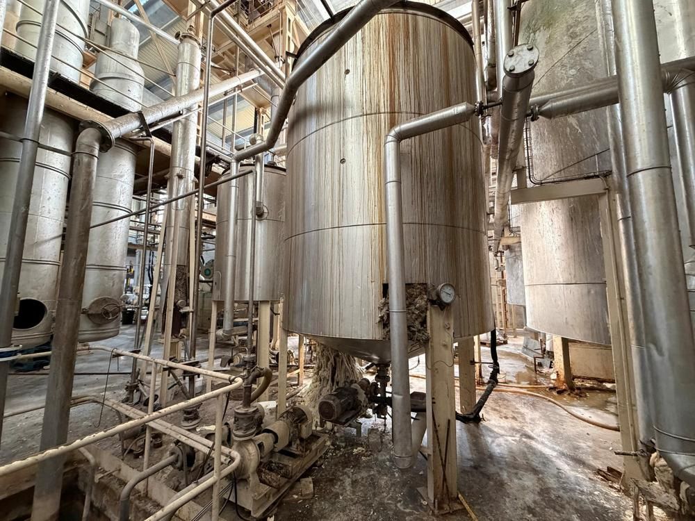 Various storage tanks