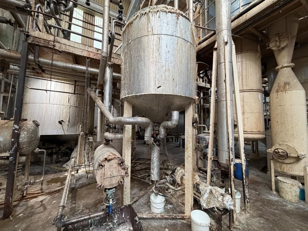 Various storage tanks
