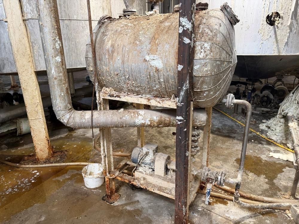 Various storage tanks