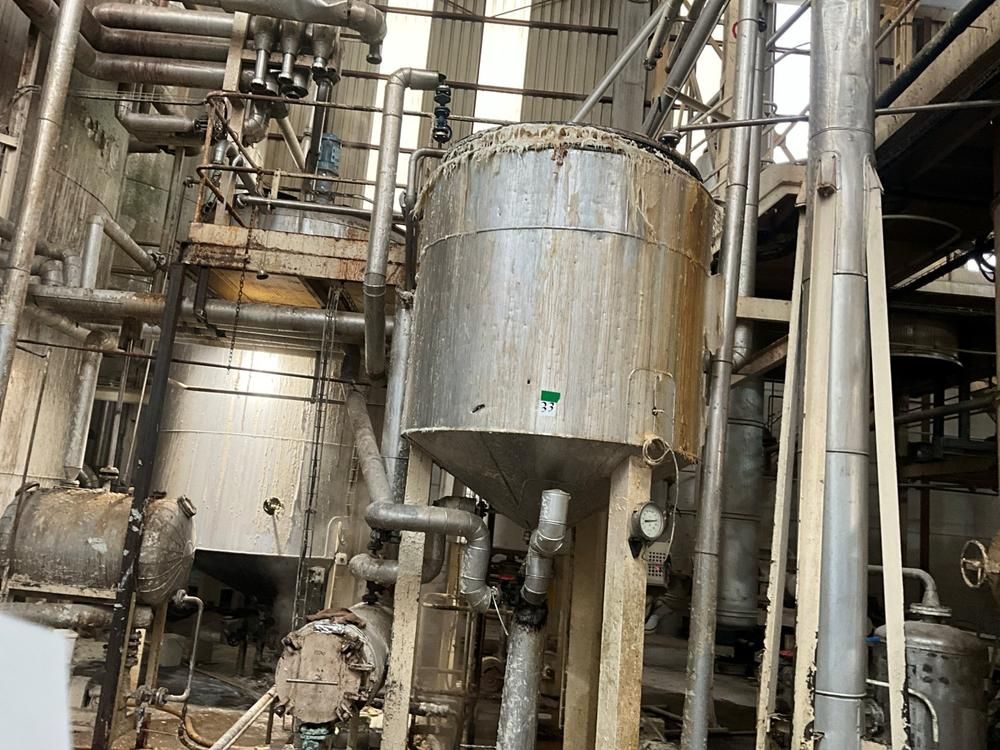 Various storage tanks