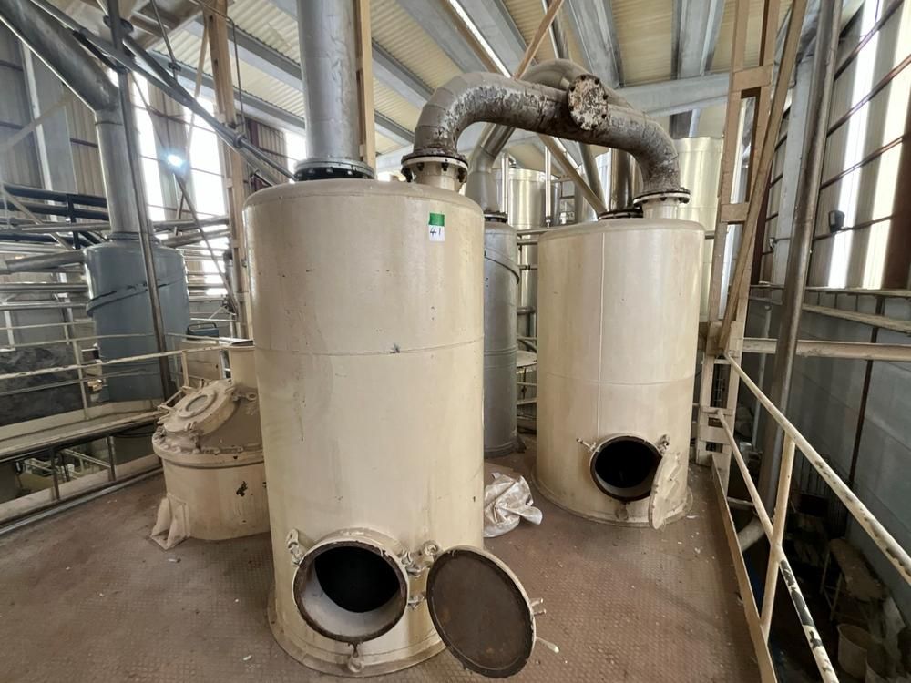 Various storage tanks