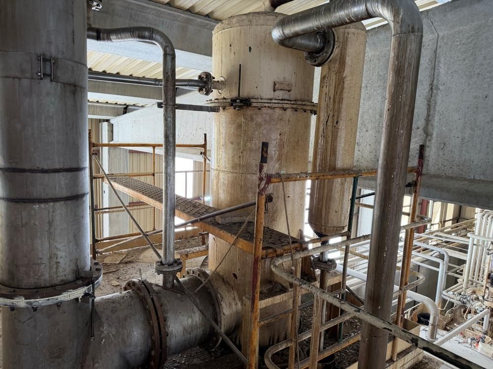 Various storage tanks