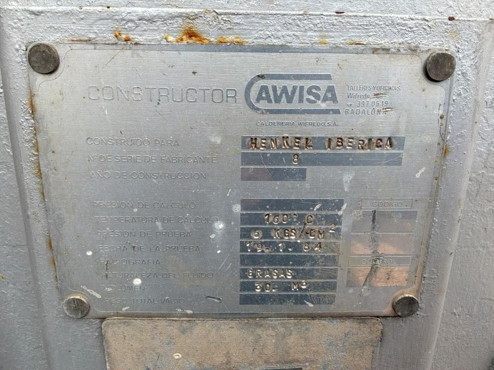 Awisa isolated storage tank (30 m³)