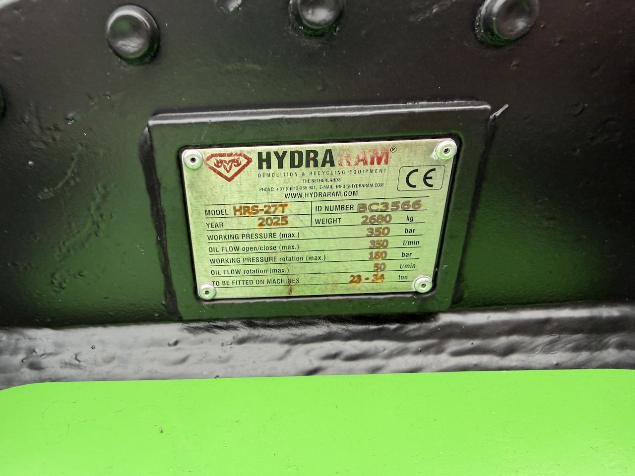 HydroRam Metaal Schaar HRS-27 TT