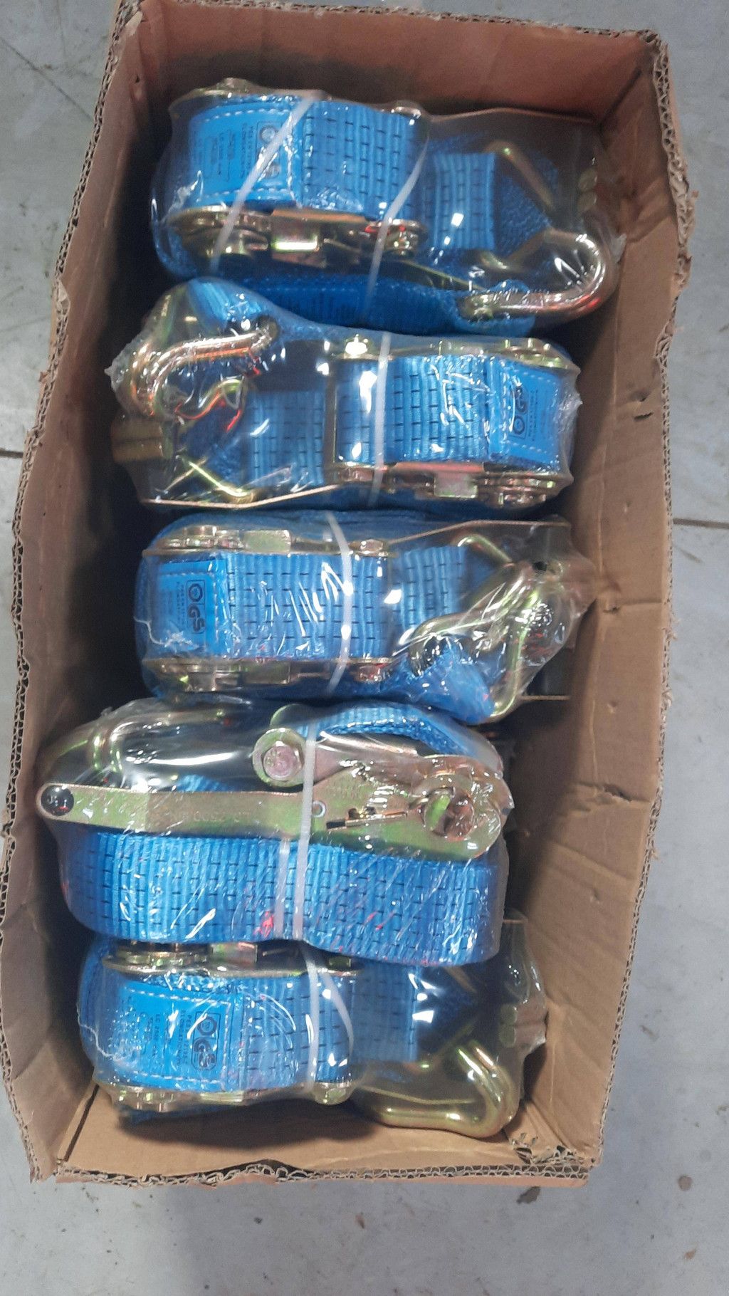 Lashing straps 9m/5000kg 10 pieces New