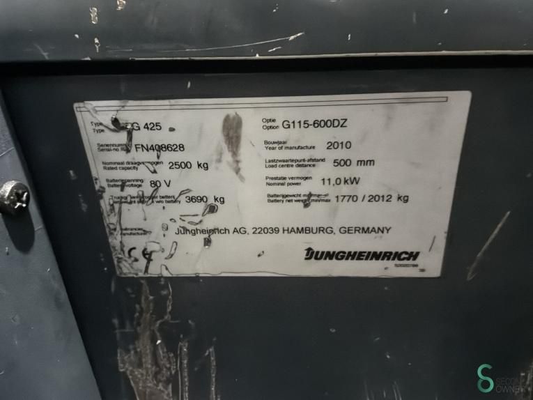 Gabelstapler Elektrisch Jungheinrich EFG 425 2010 Triplex