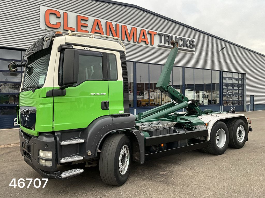 Man TGS 26.480 Meiller 20 Ton haakarmsysteem