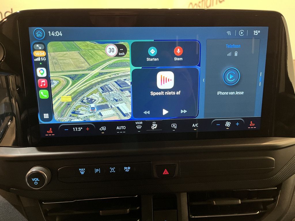 Ford E-Transit Custom 320 L1H1 Limited 64 kWh 218 PK / 100% elektrisch !! / Clima / LED / Cruise Control / Camera / CarPlay / 3-Zits / Z.G.A.N. 3.900 KM !!