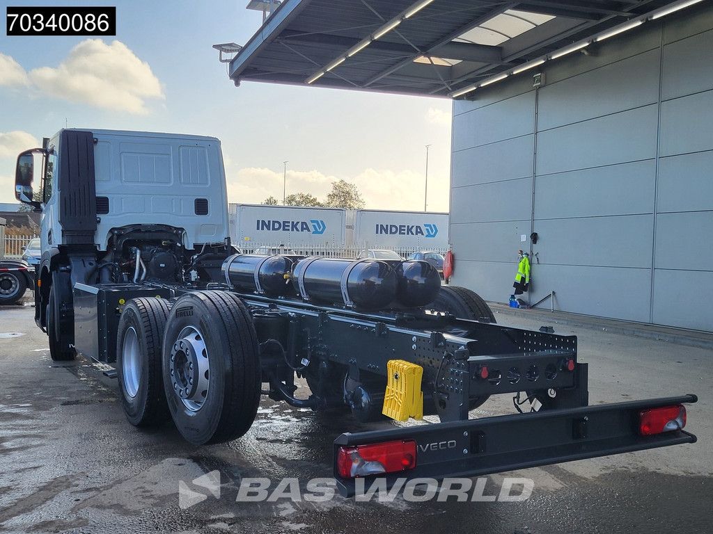 Iveco S-Way 340 6X2 NEW! CNG 420cm Lift+steering axle Gearbox PTO ACC