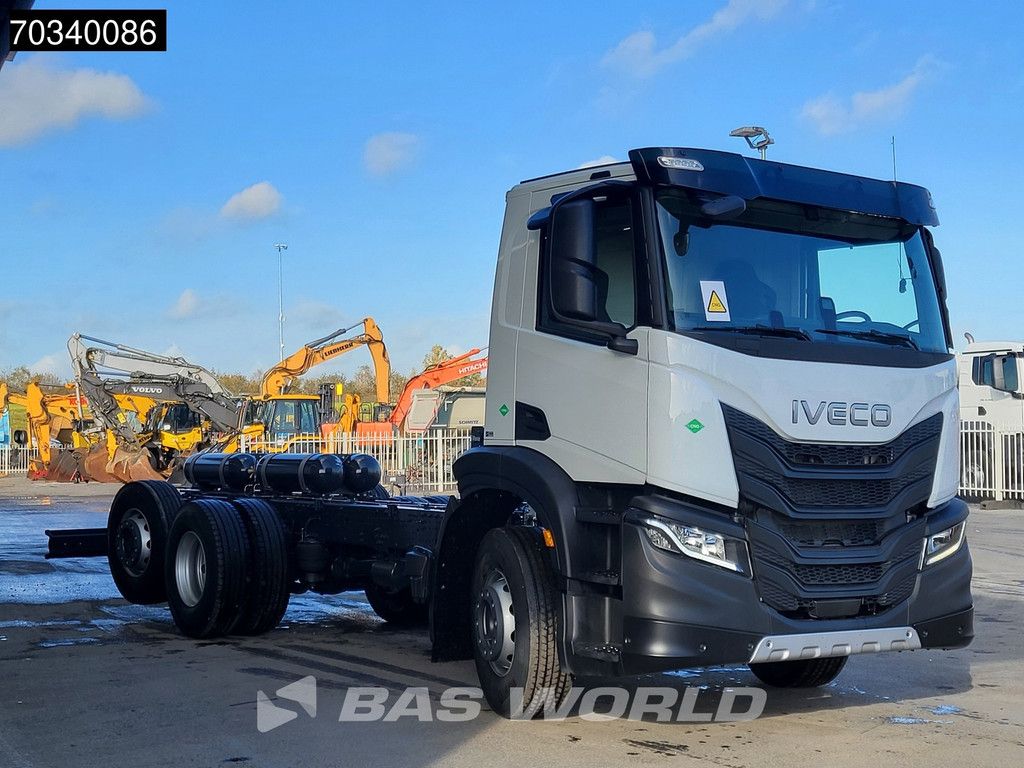 Iveco S-Way 340 6X2 NEW! CNG 420cm Lift+steering axle Gearbox PTO ACC