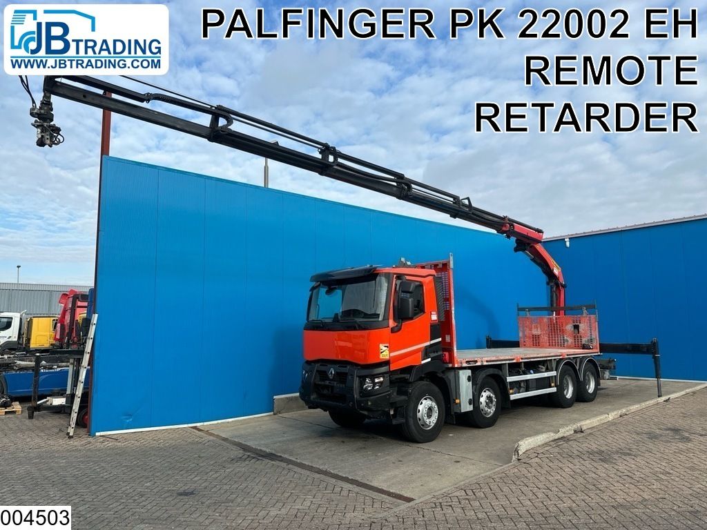 Renault C 430 8x4, EURO 6, Palfinger, Retarder