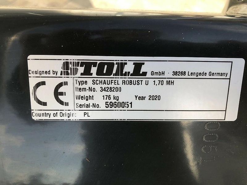 Stoll Schaufel Robust U 1,70 MH Palettengabel Frontladerschaufel