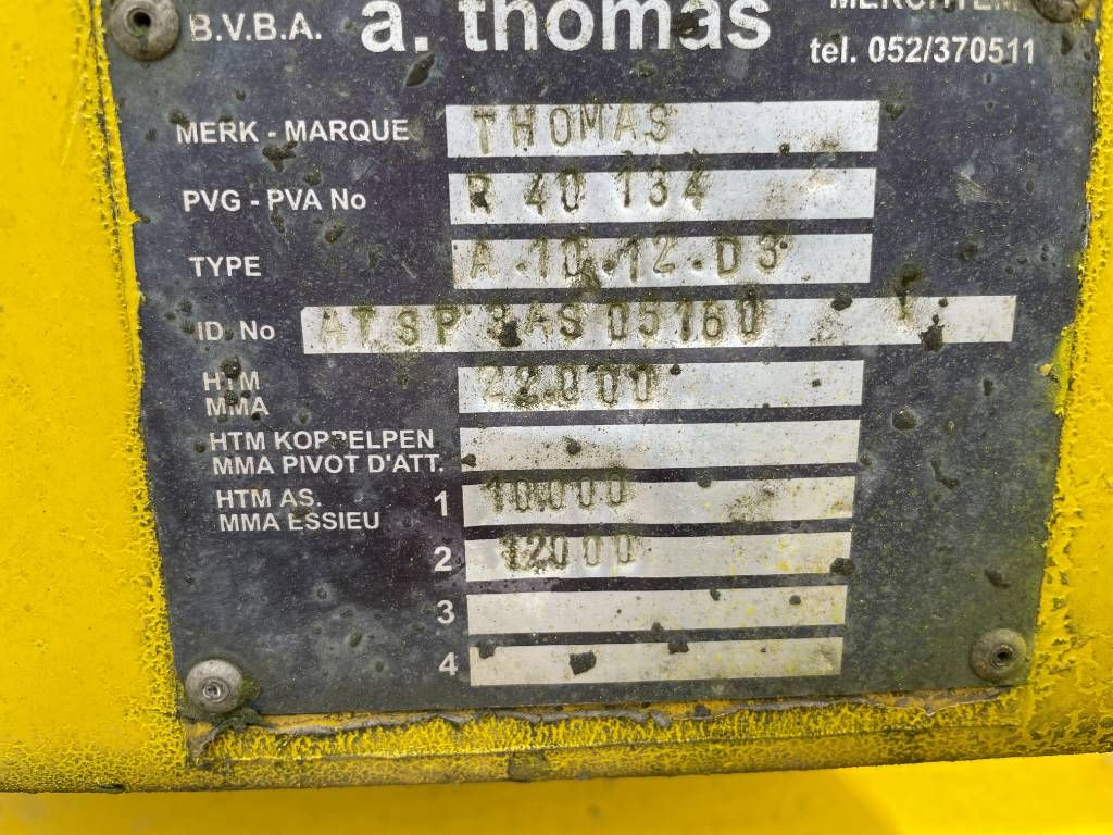 Thomas 3-assige aanhangwagen