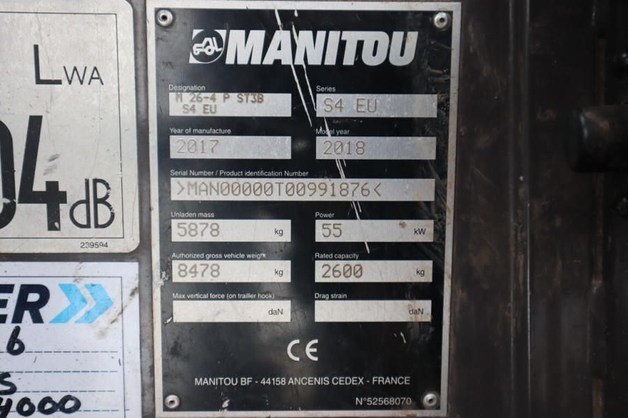 Manitou M26-4 Valid inspection, Diesel, 4x4 Drive, 4500mm