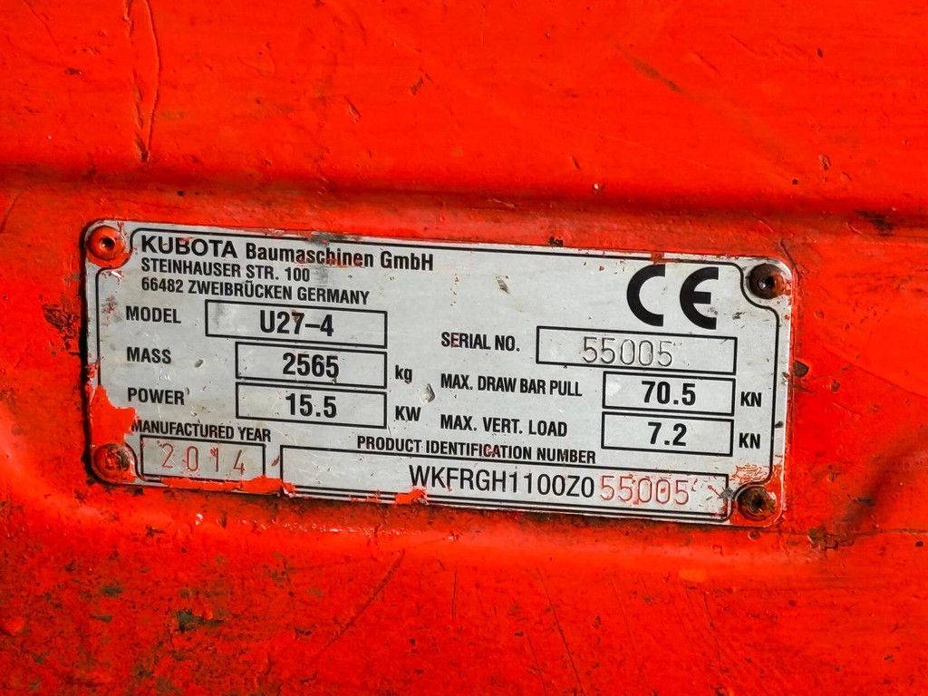 Kubota U27-4