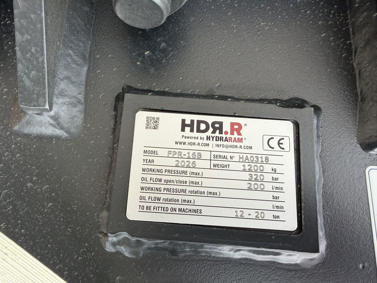 HydraRam FPR-16B Beton Vergruizer