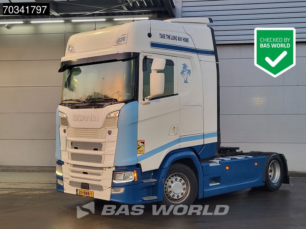 Scania S410 4X2 NL-Truck APK 03-2027 Retarder 2x Tanks Standklima Navi ACC