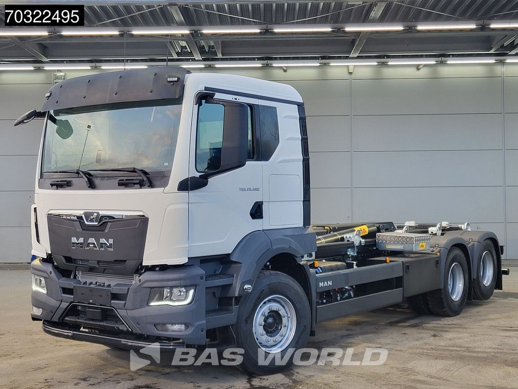 MAN TGS 28.480 6X2 NEW! HYVA 26-60-S containersystem Automatic Euro 6